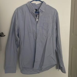 Blue J. Crew Men's Long Sleeve Flex Shirt NWT - Size Medium